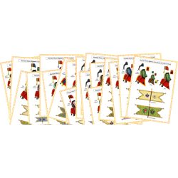 Autriche - Hussards - Uniformes & Drapeaux 1756-1763