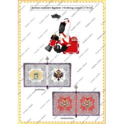 Autriche - Cuirassiers - Uniformes & Drapeaux 1756-1763