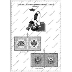 Austria - Cuirassiers - Uniforms & Guidons 1756-1763