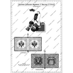 Autriche - Cuirassiers - Uniformes & Drapeaux 1756-1763