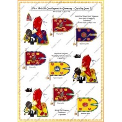 Contingents Britanniques en Allemagne - Uniformes & Drapeaux 1758-1762