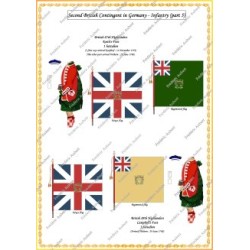 Contingents Britanniques en Allemagne - Uniformes & Drapeaux 1758-1762