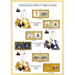 Minden - Armée Alliée: Uniformes et Drapeaux