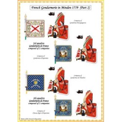 Minden - Armée Française: Uniformes et Drapeaux