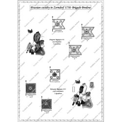Zorndorf - Set COMPLET des 38 planches.