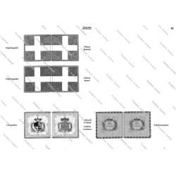Armée Saxonne: Drapeaux à Imprimer (8 planches)