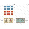 Armée Saxonne: Drapeaux à Imprimer (8 planches)