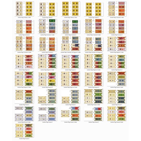 Armée Autrichienne: Drapeaux à Imprimer (18 planches)