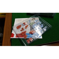 5 Casiers de rangement transparents pour magazine et pions