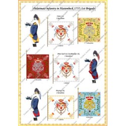 Hastenbeck - Armée Française: Uniformes et Drapeaux