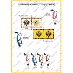 Hastenbeck - Armée Française: Uniformes et Drapeaux