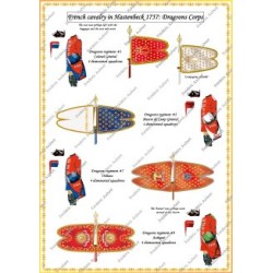 Hastenbeck - Armée Française: Uniformes et Drapeaux