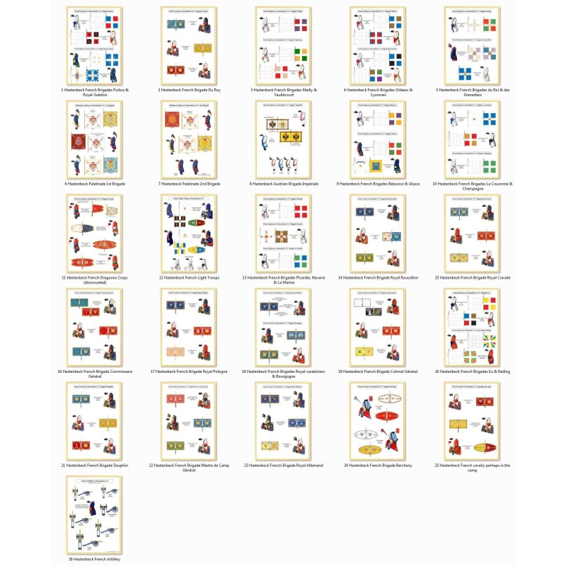 Hastenbeck - French Army: Uniforms and Flags
