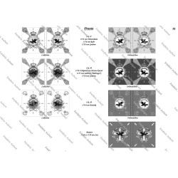 Prussian Army - Infantry: Flags to Print (19 plates)