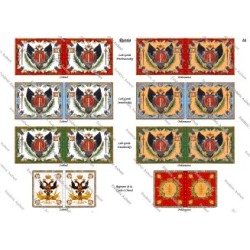 Armée Russe: Drapeaux à Imprimer (25 planches)