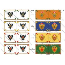 Armée Russe: Drapeaux à Imprimer (25 planches)