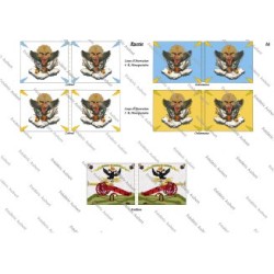 Armée Russe: Drapeaux à Imprimer (25 planches)