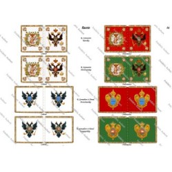 Armée Russe: Drapeaux à Imprimer (25 planches)