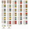 Armée Russe - Infanterie: Drapeaux à Imprimer (16 planches)