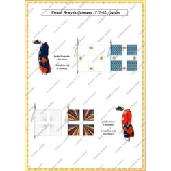 French Army in Germany - Uniforms and Flags 1757-1762