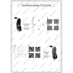 French Army in Germany - Uniforms and Flags 1757-1762
