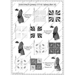 French Army in Germany - Uniforms and Flags 1757-1762