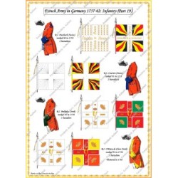 French Army in Germany - Uniforms and Flags 1757-1762