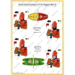 French Army in Germany - Uniforms and Flags 1757-1762