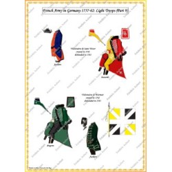 French Army in Germany "Infantry" - Uniforms and Flags 1757-1762