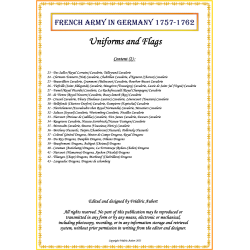 Armée Française en Allemagne "Cavalerie" - Uniformes & Drapeaux 1757-1762
