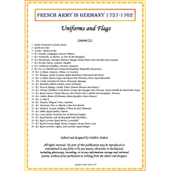 Armée Française en Allemagne - Uniformes & Drapeaux 1757-1762