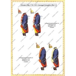 Armée de Hesse-Cassel - Uniformes & Drapeaux 1756-1763