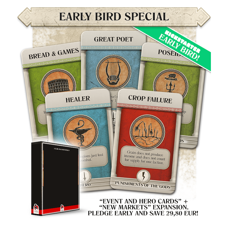 History of the Ancient Seas : Heroes & Events Bonus Cards