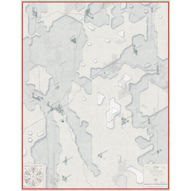 Battles of Napoleon: EYLAU 1807 Cartes montées