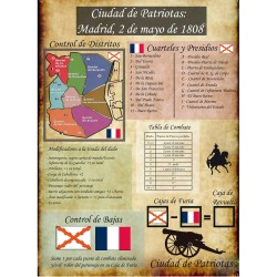 CIUDAD DE PATRIOTAS, 2 de MAYO de 1808 (version espagnole+English Rules)