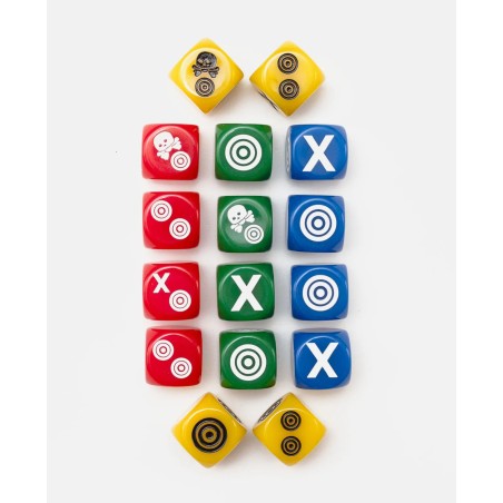Assault – Sicily ‘43 – Customized dice set (16)