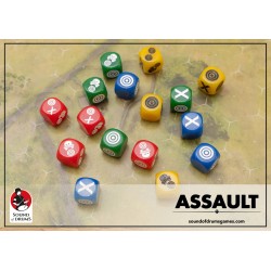 Assault – Sicily ‘43 – Customized dice set (16)