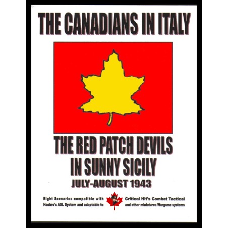 ASL Canadians in Italy Red patch Devils in Sunny Sicily
